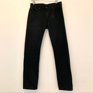 Levis 513 Slim Straight Jeans W30” L32” Black